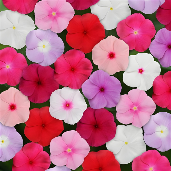 Vinca catharanthus roseus 'Titan Mix'