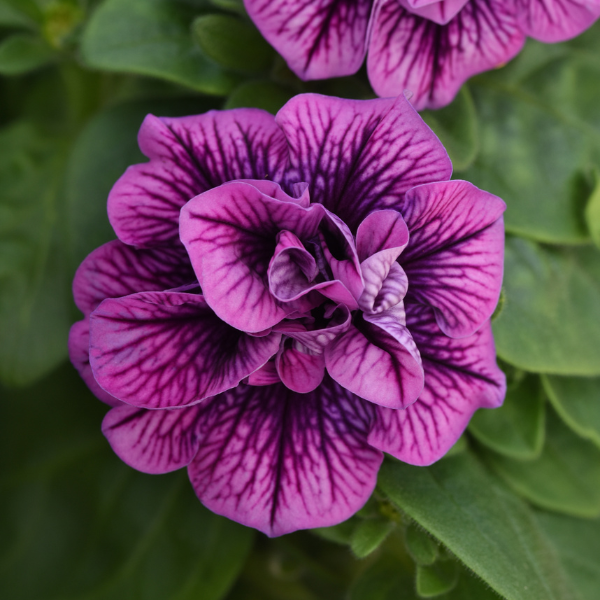 Petunia hybrida 'SweetSunshine Blueberry Vein'